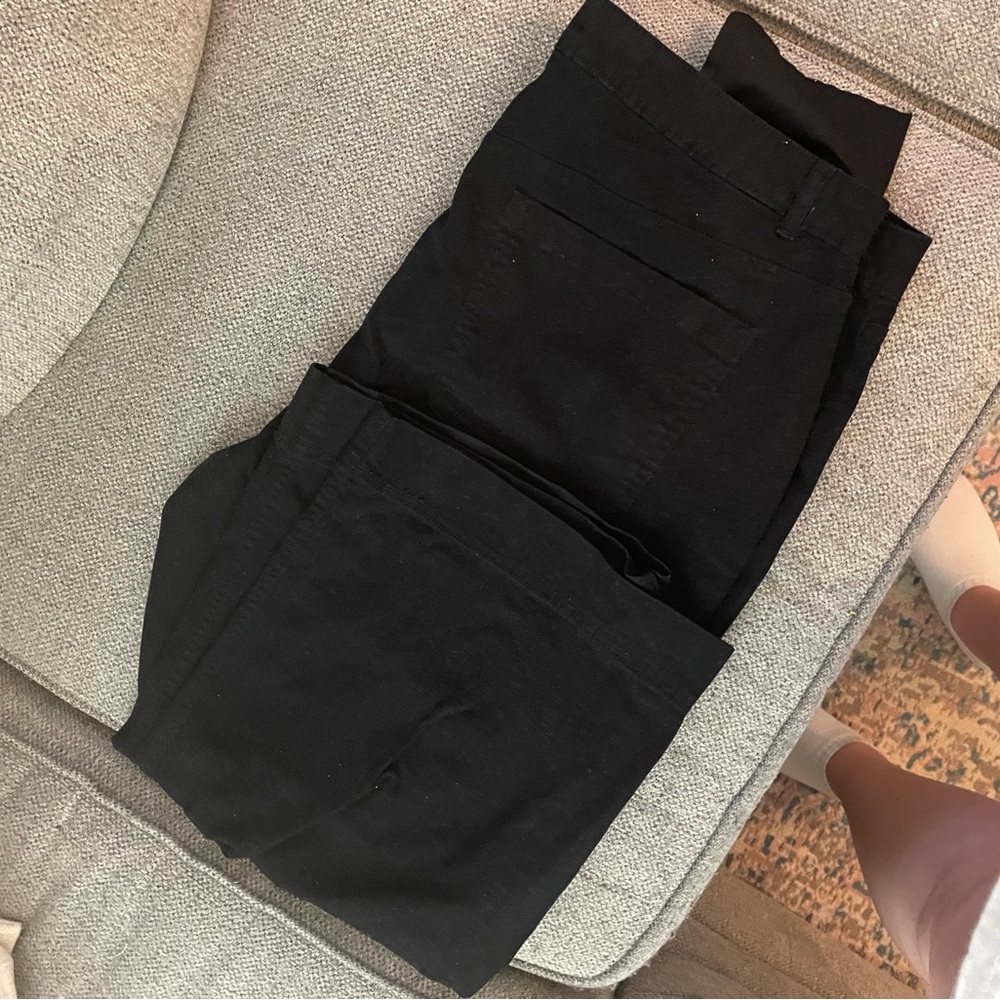 Wide leg crop petite pant